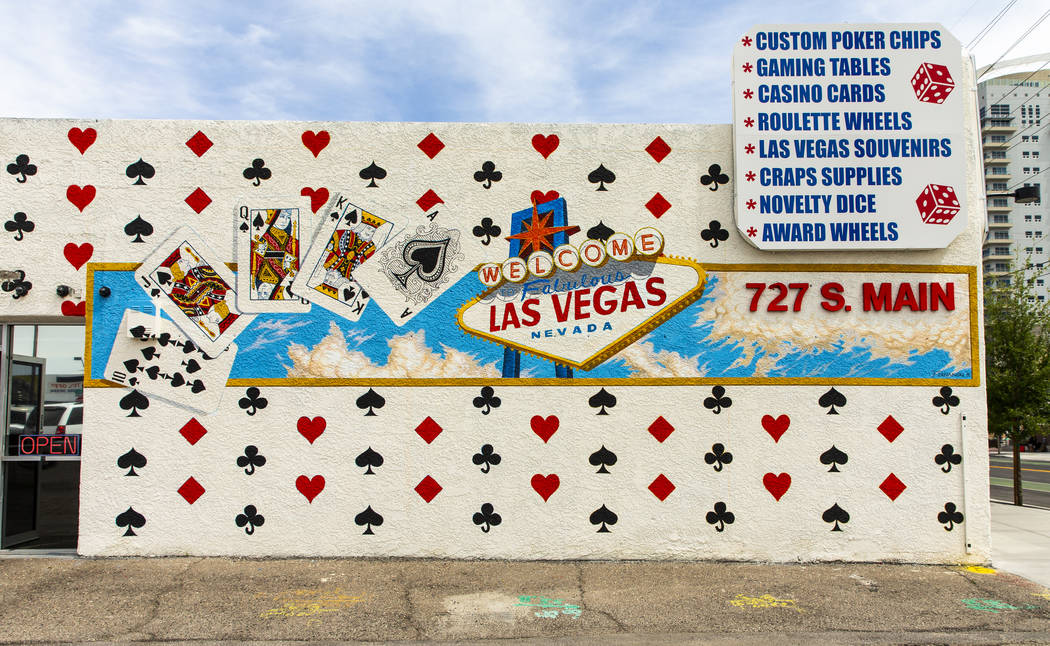 Exterior painting of the new Gamblers General Store which recently moved across the street from ...