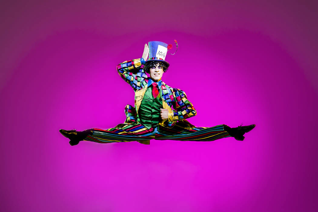 NBT Company Artist David Hochberg as Mad Hatter in Alice (In Wonderland) by Septime Webre. Jerr ...