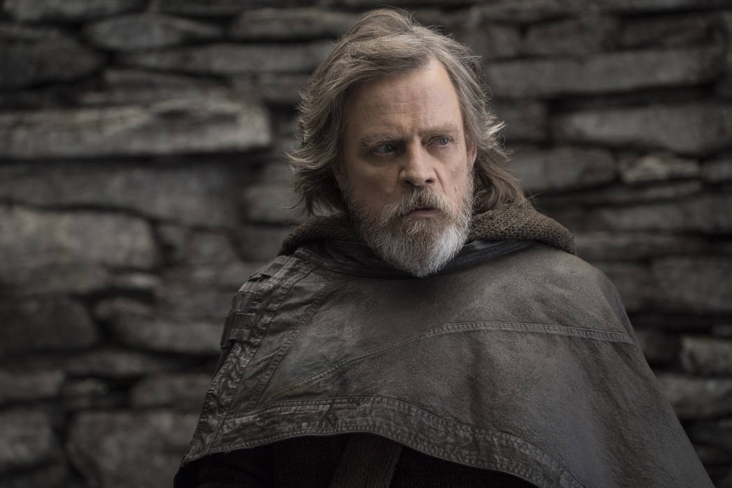 Luke Skywalker (Mark Hamill) in "Star Wars: The Last Jedi."