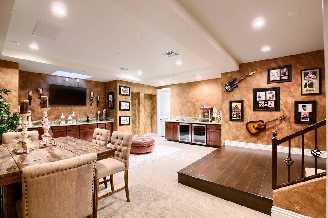 The basement houses a lot of memorabilia. (Signature Real Estate Group)