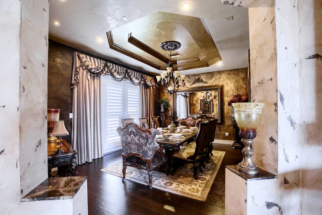 The home has a Tuscan design. (Signature Real Estate Group)