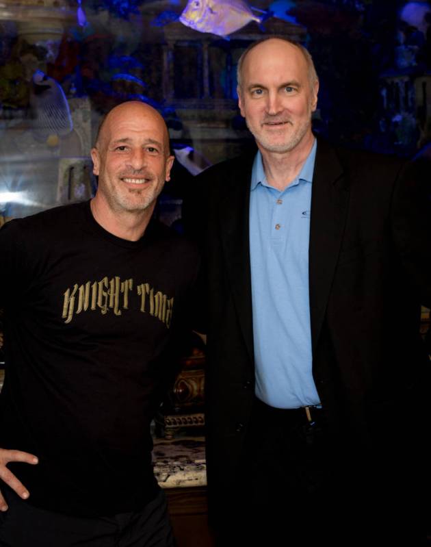 "Tanked" star Brett Raymer with Real Estate Millions writer Buck Wargo. (Tonya Harvey Real Est ...