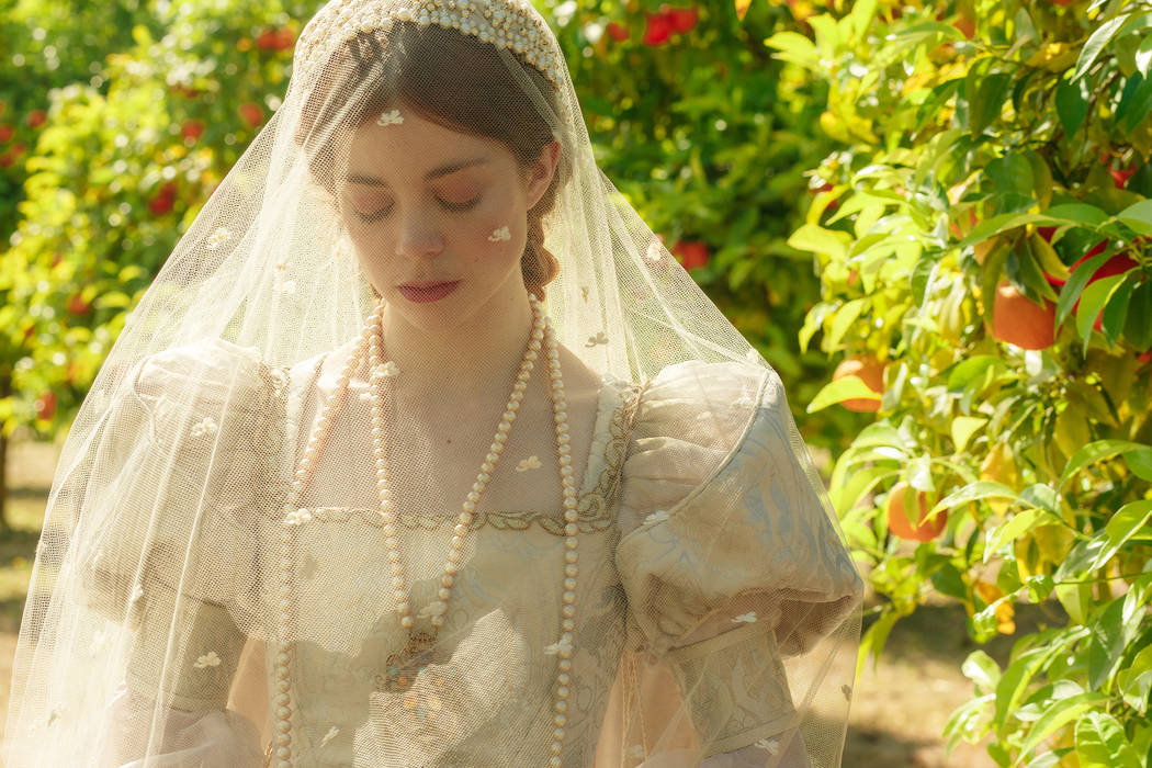 Charlotte Hope as Catherine of Aragon in "The Spanish Princess" (Nick Briggs/Starz)