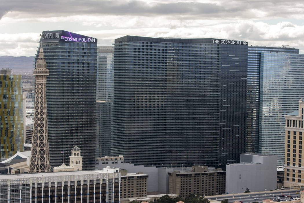 The Cosmopolitan of Las Vegas, seen in 2018. (Las Vegas Review-Journal)