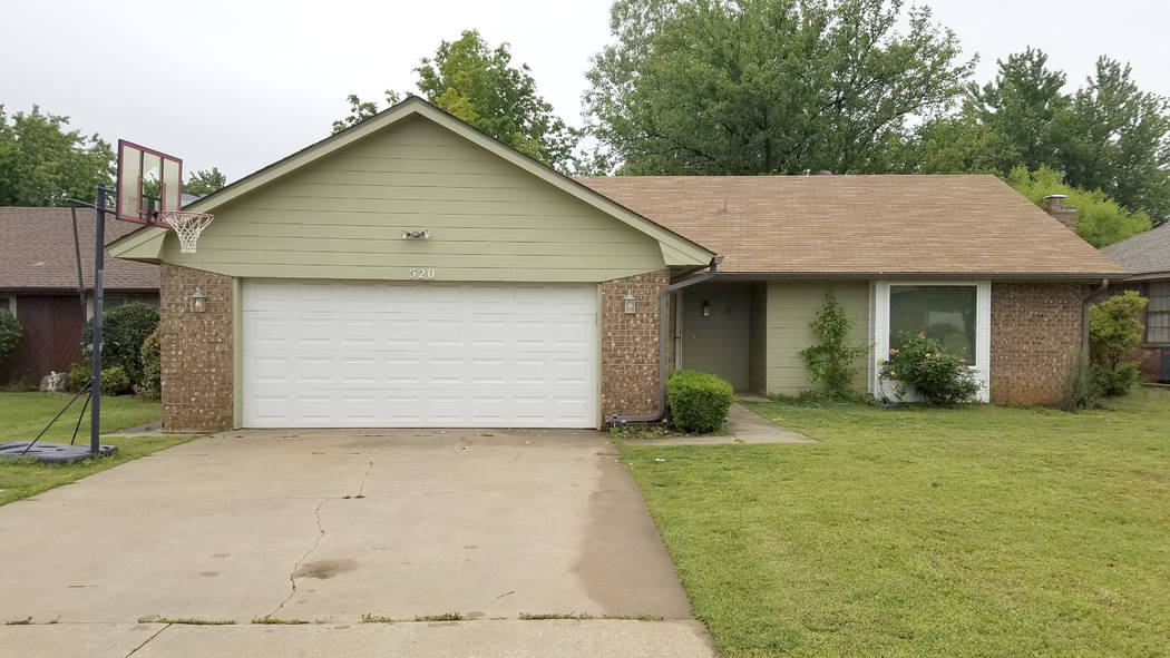 This May 1, 2019 photo shows the Edmond, Okla. home where police say a naked 17-year-old high s ...