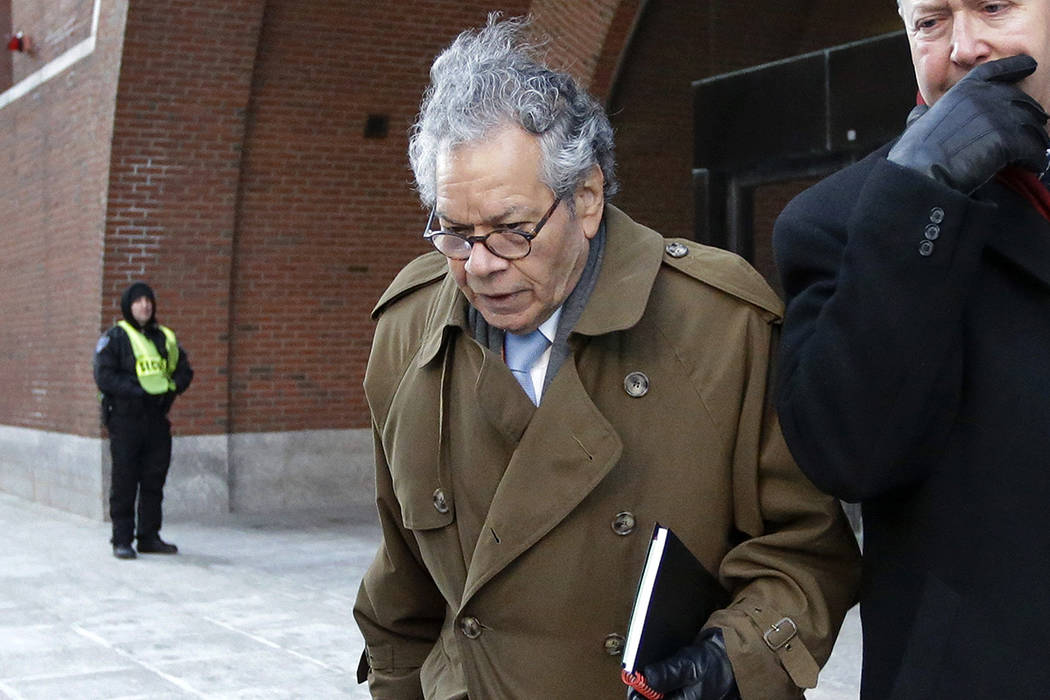 FILE - In this Jan. 30, 2019, file photo, Insys Therapeutics founder John Kapoor leaves federal ...