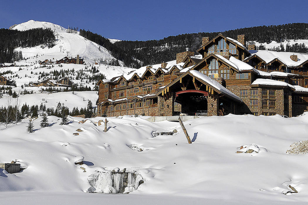 FILE - This undated file photo shows the Yellowstone Club near Big Sky, Mont. It may get toughe ...