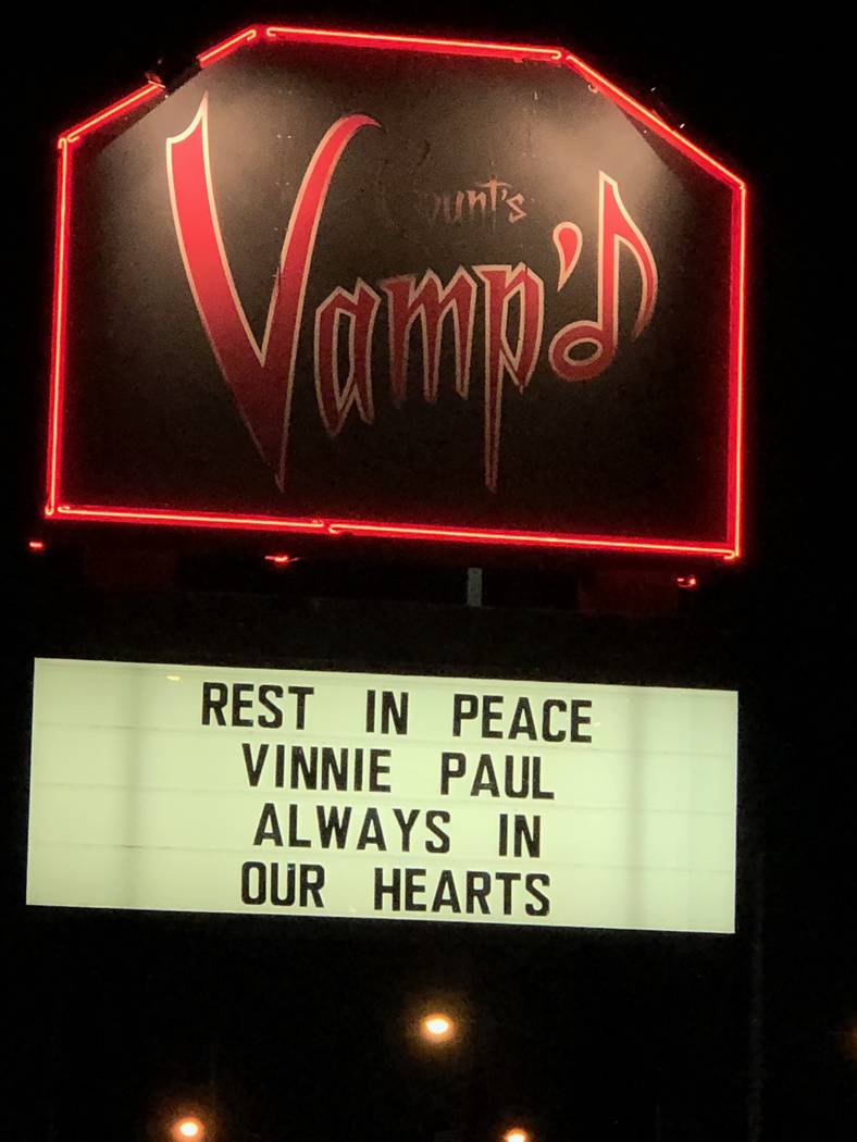 One of Vinnie Paul's favorite local haunts was Count's Vamp'd rock club. (Count's Vamp'd)