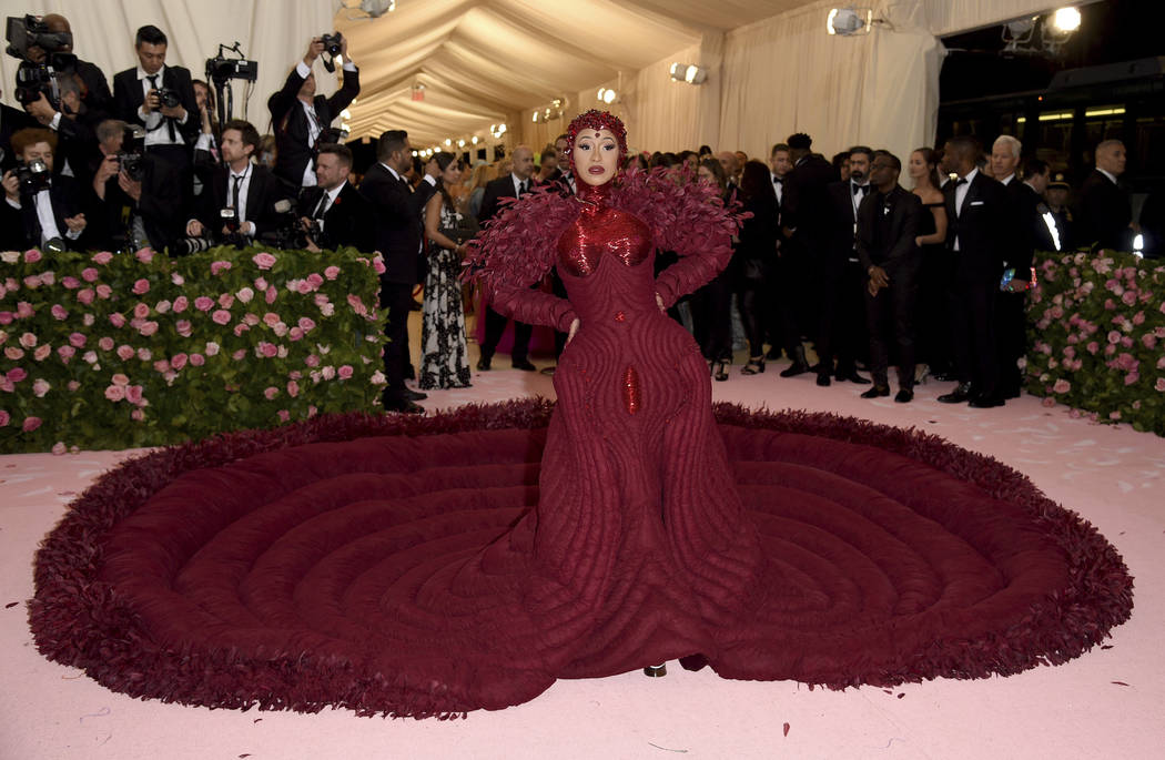 Cardi B attends The Metropolitan Museum of Art's Costume Institute benefit gala celebrating the ...