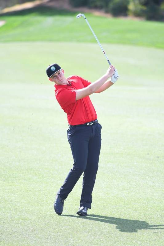 UNLV senior Harry Hall was named Mountain West Conference golfer of the year after winning twic ...