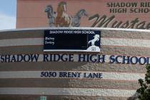 Shadow Ridge High School in Las Vegas. (Las Vegas Review-Journal)