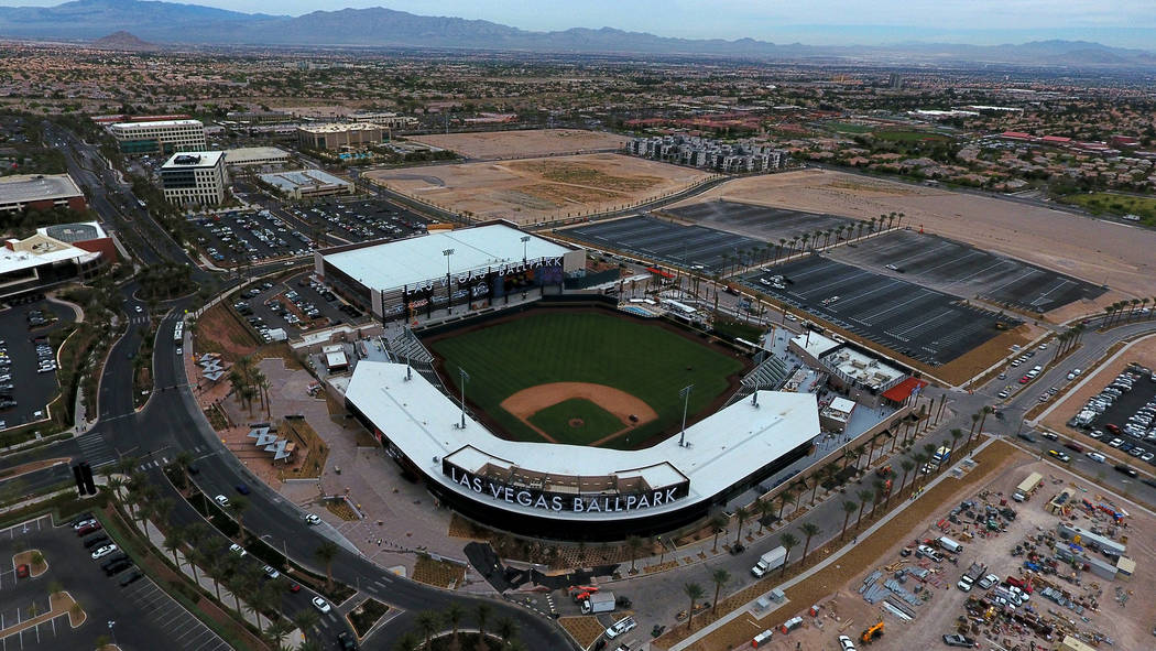 The Las Vegas Ballpark® in Downtown Summerlin, home of the Las Vegas Aviators® Triple ...