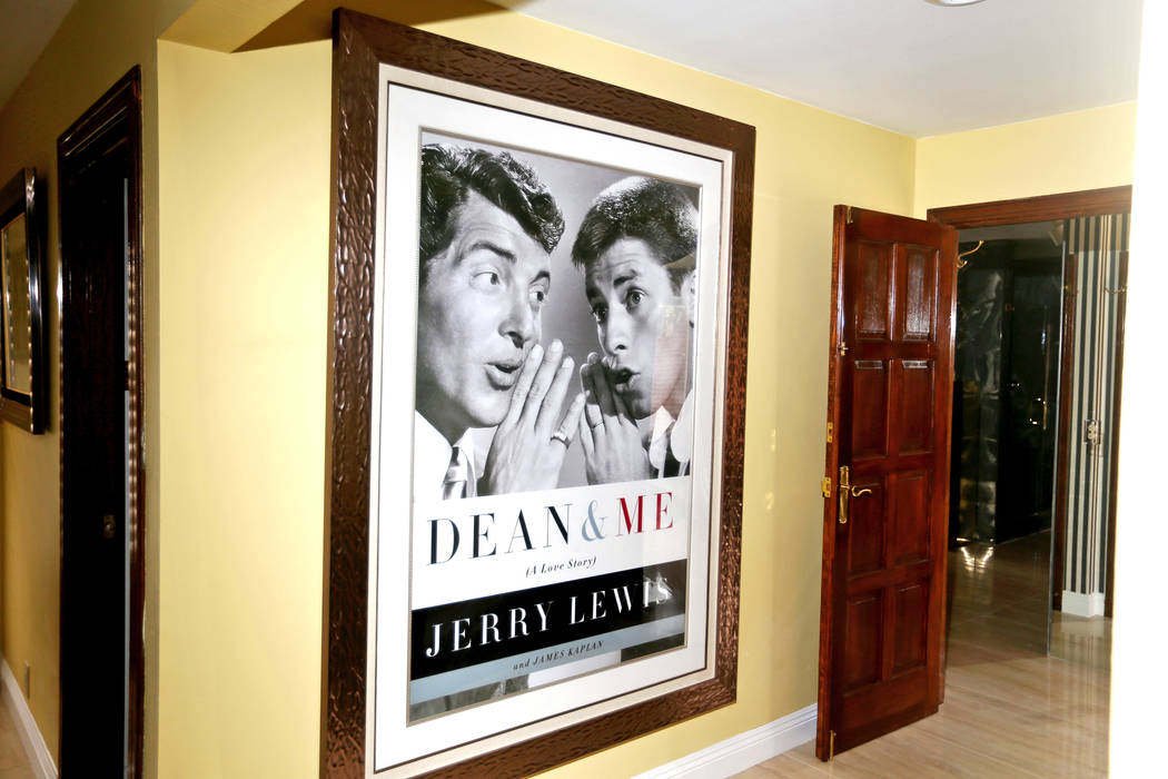 An original picture at the former home of Jerry Lewis in Las Vegas, Wednesday, May 15, 2019. Ja ...