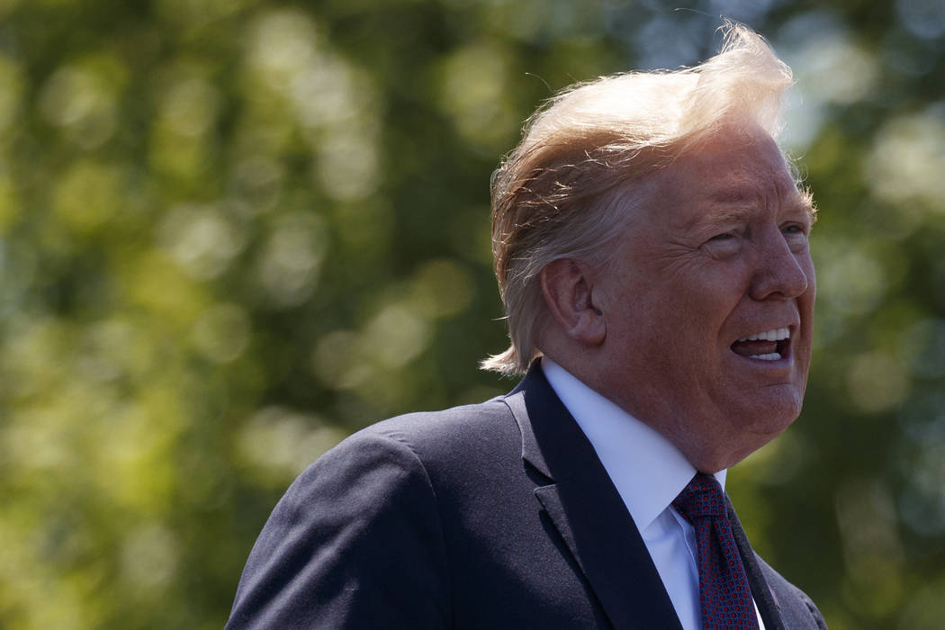 President Donald Trump speaks at the 38th Annual National Peace Officers' Memorial Service at t ...