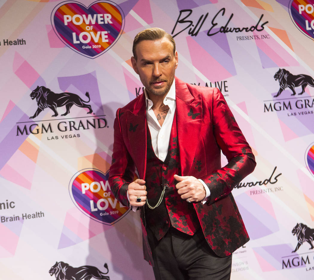 Matt Goss poses on the red carpet for Keep Memory Alive's 23rd annual Power of Love gala, raisi ...