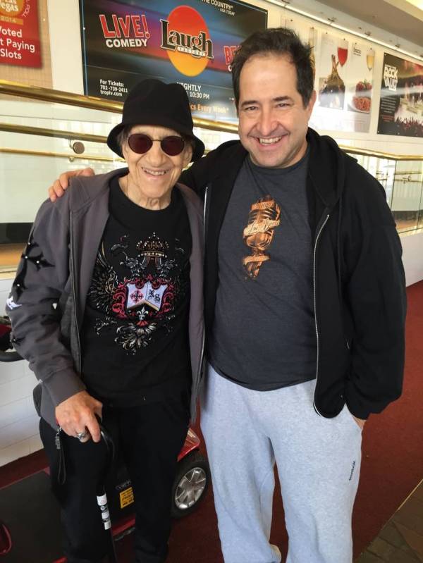 Sammy Shore and Harry Basil are shown at the Laugh Factory at the Tropicana, where Shore perfor ...