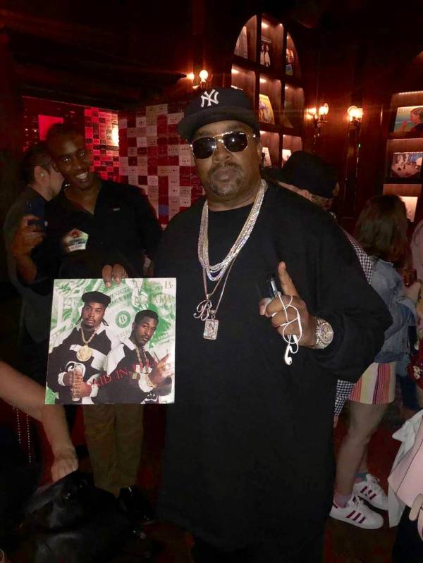 Eric B. of hip-hop duo Eric. B & Rakim attends the "Metamorphosis" afterparty at On The Record ...