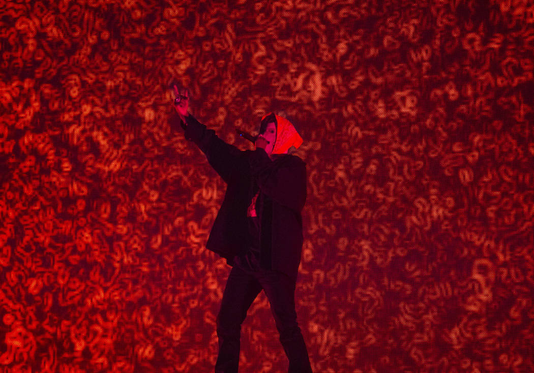 A$AP Rocky performs on the Cosmic Meadow stage during day two of Electric Daisy Carnival at Las ...