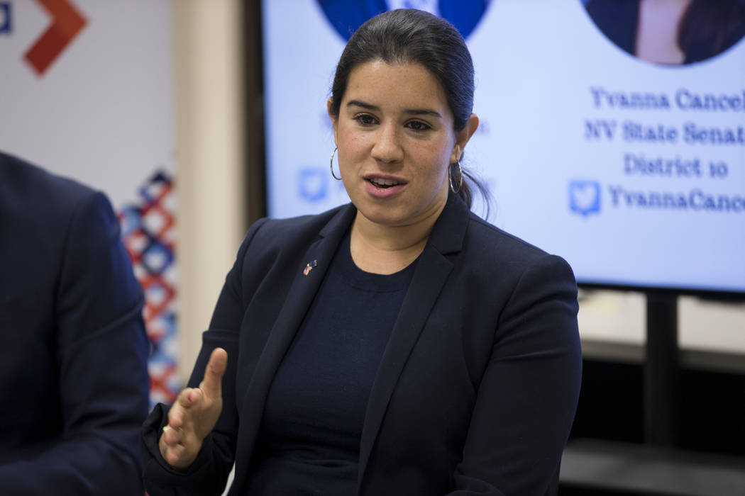 State Sen. Yvanna Cancela, D-Las Vegas. (Erik Verduzco/Las Vegas Review-Journal)