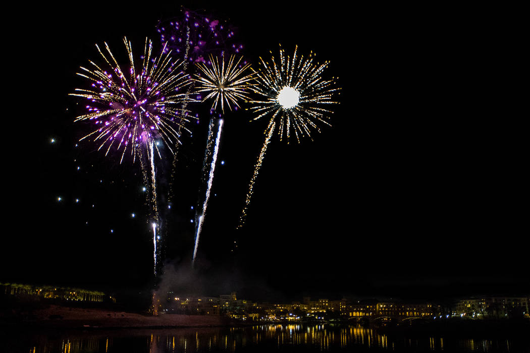 The Lake Las Vegas Summer Fireworks Series kicks off Sunday at 9 p.m. (Lake Las Vegas)