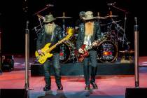 ZZ Top kicks off its eight-show extended engagement at The Venetian Theater on Saturday, Jan. 1 ...