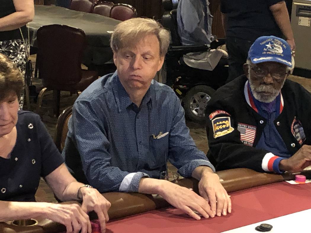 Long-running Harrah's headliner Mac King is shown at the annual U.S. Vets Celebrity Poker Tourn ...