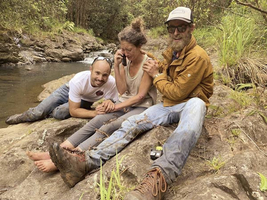 In this Friday, May 24, 2019, photo provided by Troy Jeffrey Helmer, shows Amanda Eller, second ...