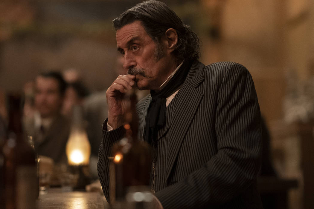 Ian McShane in "Deadwood: The Movie." (Warrick Page/HBO)