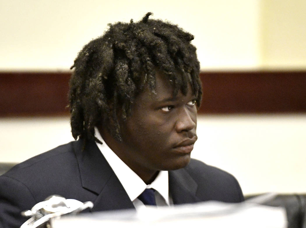 Emanuel Samson listens to testimony during the sentencing phase of his trial Tuesday, May 28, 2 ...