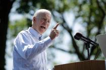 Democratic presidential candidate, former Vice President Joe Biden speaks May 18, 2019, during ...