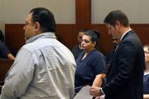 Sherry Marks, center, and her brother David Marks, left, accused of swindling a lawyer out of $ ...