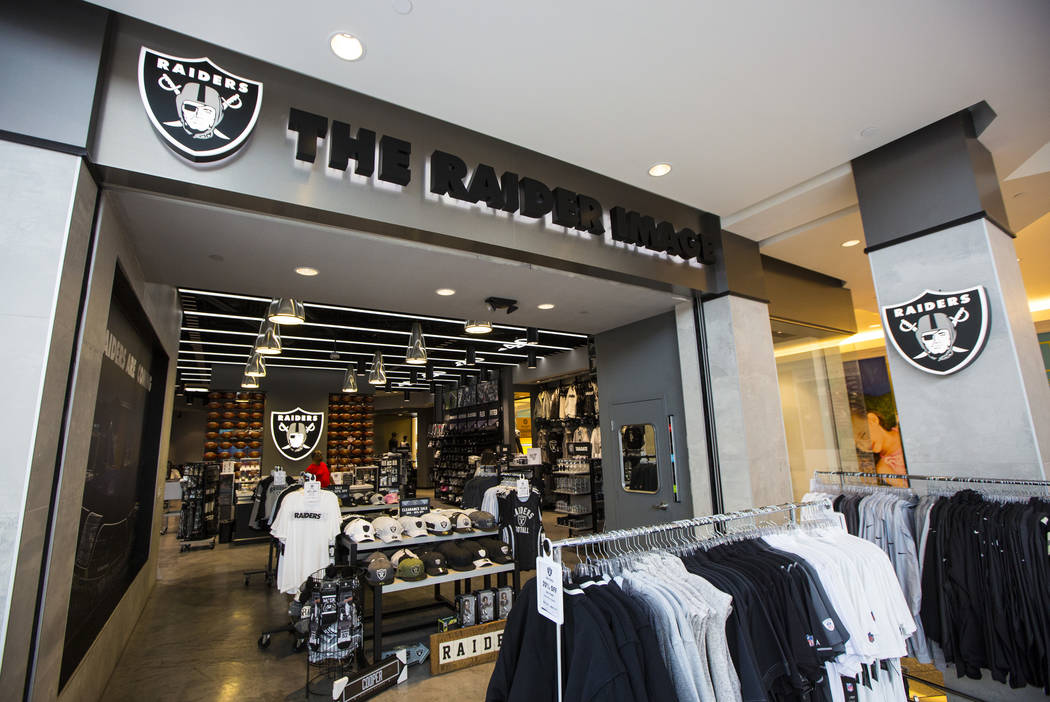 A view of The Raider Image store at the Galleria at Sunset mall in Henderson on Wednesday, May ...