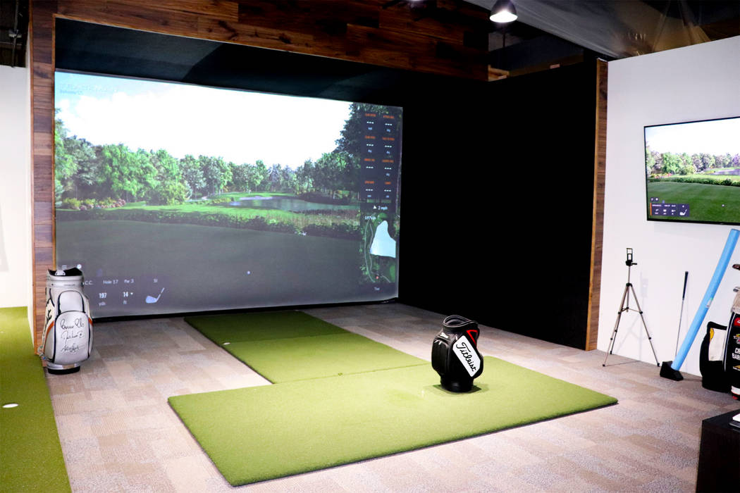 An indoor hitting bay with a TrackMan simulator is one of the newest additions to Reflection Ba ...