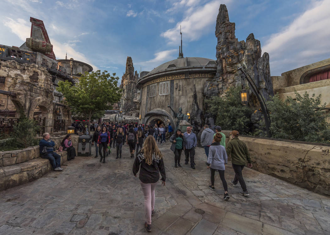 Star Wars: Galaxy's Edge at Disneyland Park in Anaheim, California, and at Disney's Hollywood S ...