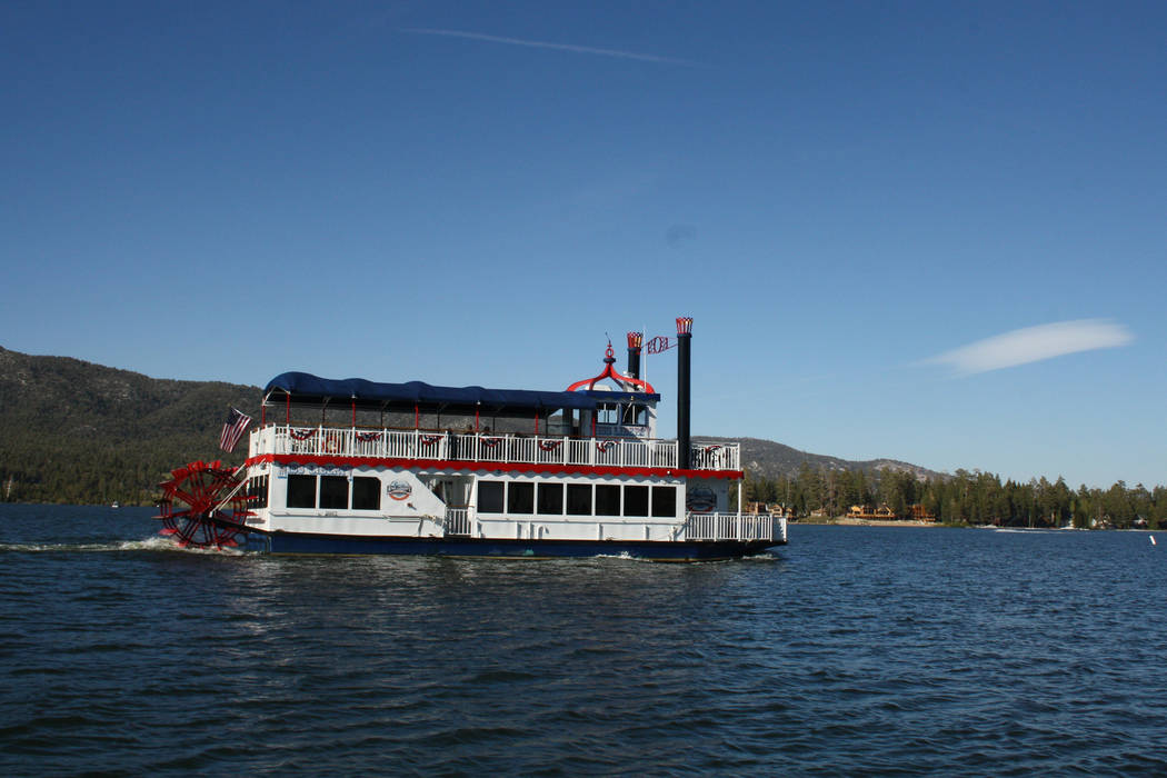 The Miss Liberty paddlewheel tour boat offers 90-minute fully narrated tours of Big Bear Lake. ...
