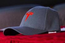 A Tesla ballcap (Las Vegas Review-Journal)