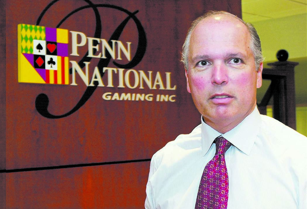 Peter Carlino, Chief Executive Officer of the Penn National Gaming Inc. company is shown at his ...
