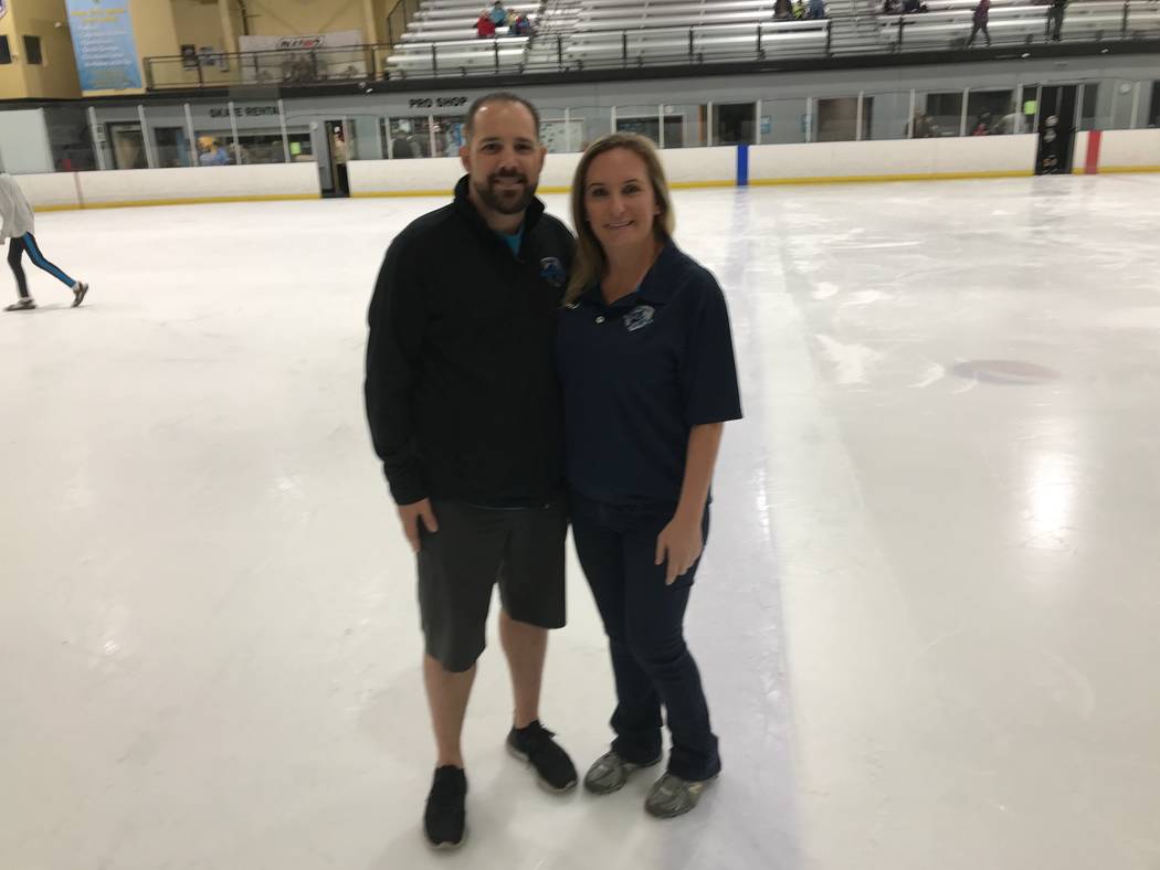 Gina Kielb and Bryan Toupe are the founders of Sobe Ice Warriors League (Herb Jaffe)