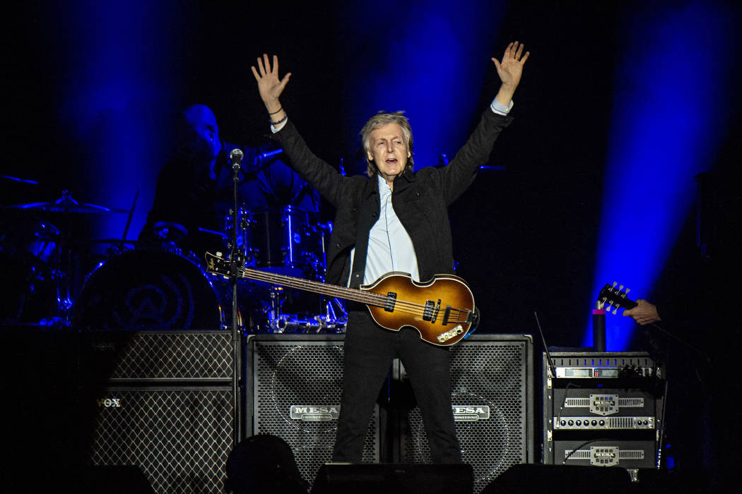 Paul McCartney performs on day one of the Austin City Limits Music Festival's second weekend on ...