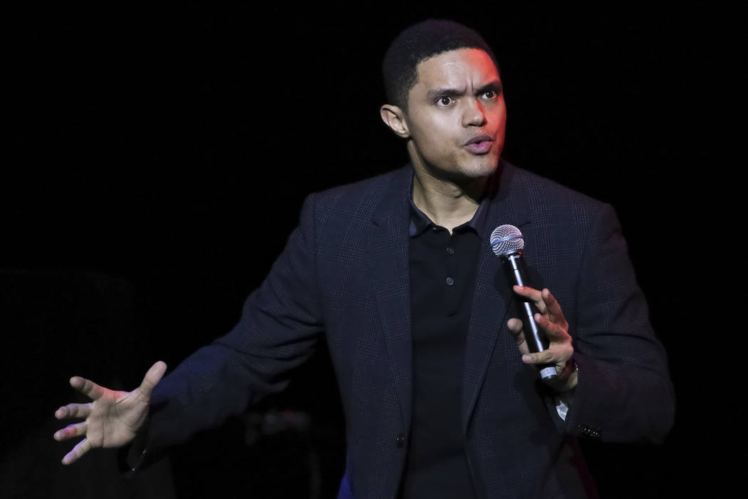 Comedian Trevor Noah performs on stage during the 11th Annual Stand Up for Heroes benefit, pres ...