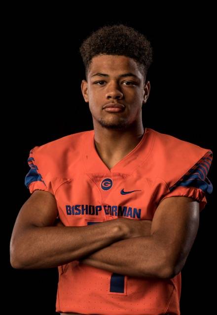 Bishop Gorman's Rome Odunze is a member of the Nevada Preps all-state boys track team.