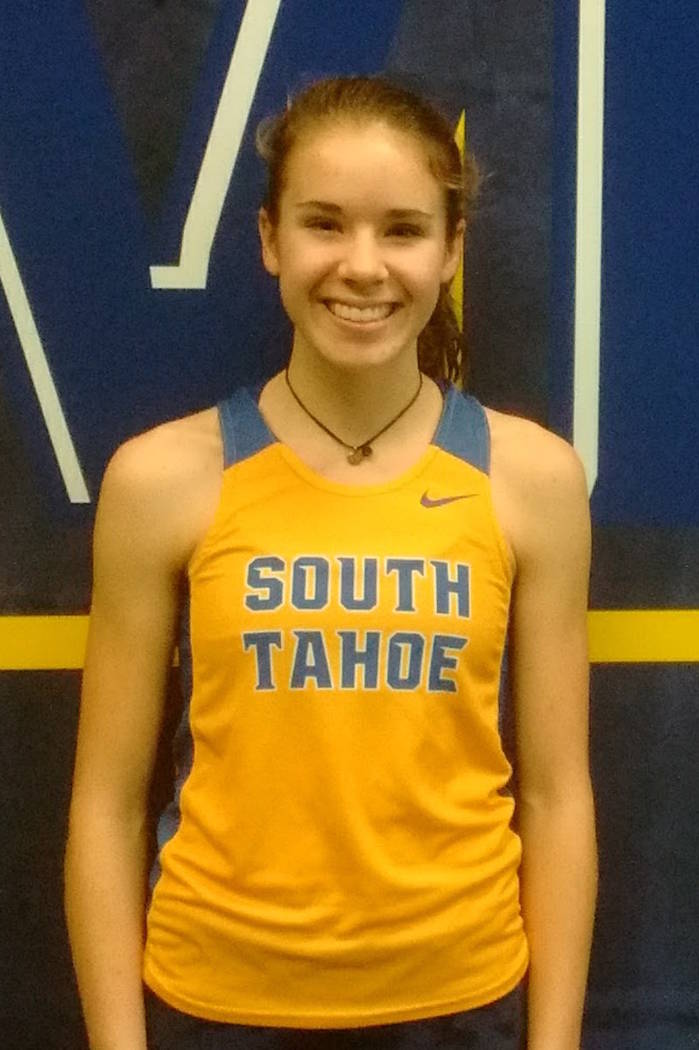 South Tahoe's Carissa Buchholz is a member of the Nevada Preps all-state girls track team.