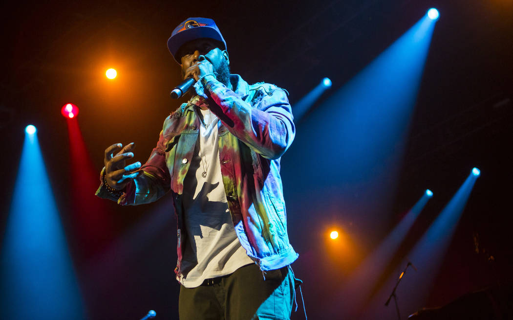 Talib Kweli performs inside The Joint during the first day of the Emerge Impact + Music confere ...