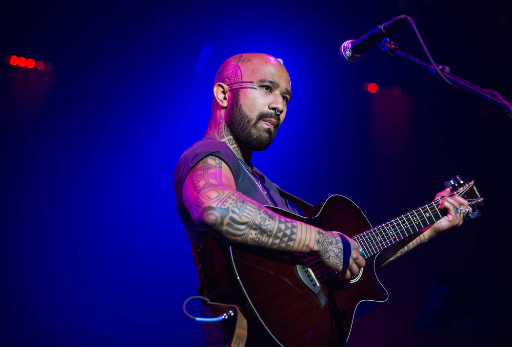 Nahko performs inside The Joint during the first day of the Emerge Impact + Music conference at ...