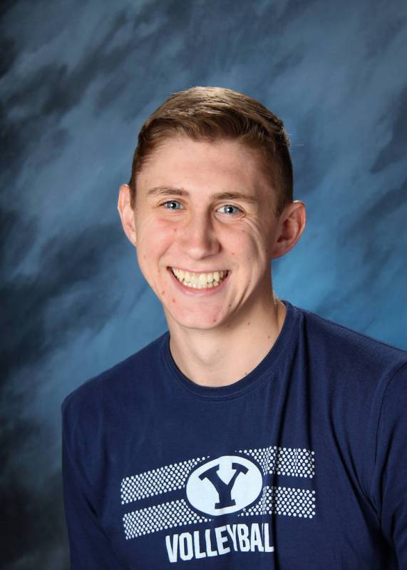 Foothill's Caleb Stearman is a member of the Nevada Preps all-state boys volleyball team. Photo ...