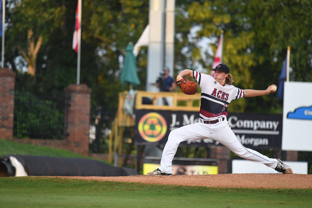 Josh Sharman at 2018 American Legion World Series.