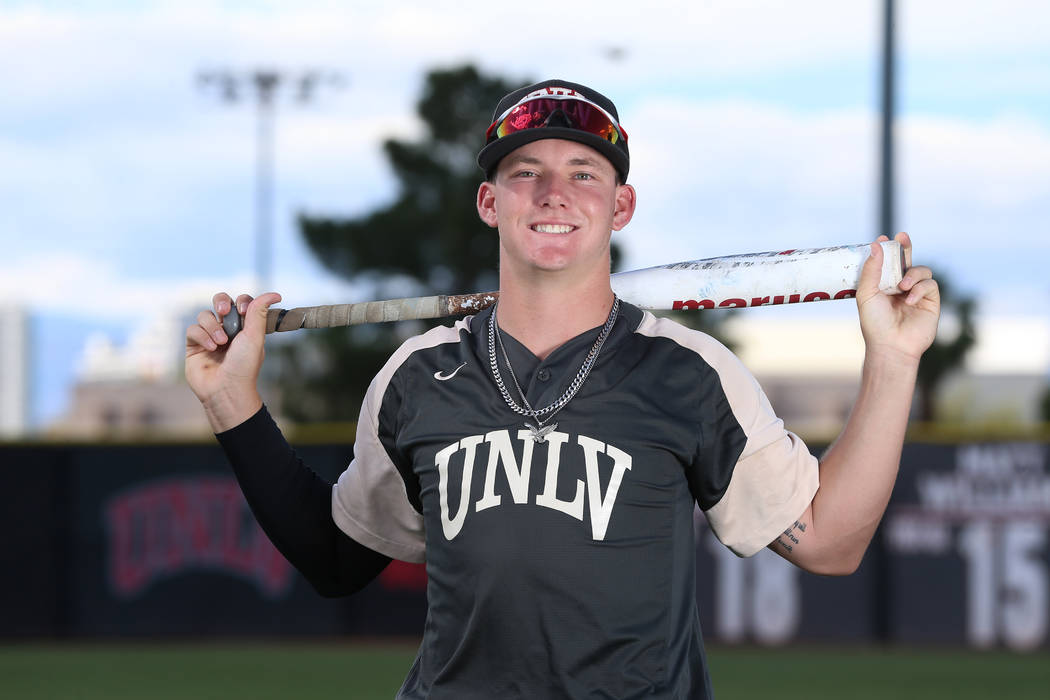 Jason Sharman, 19, at UNLV's Earl E. Wilson Stadium in Las Vegas, Wednesday, May 29, 2019. Jaso ...