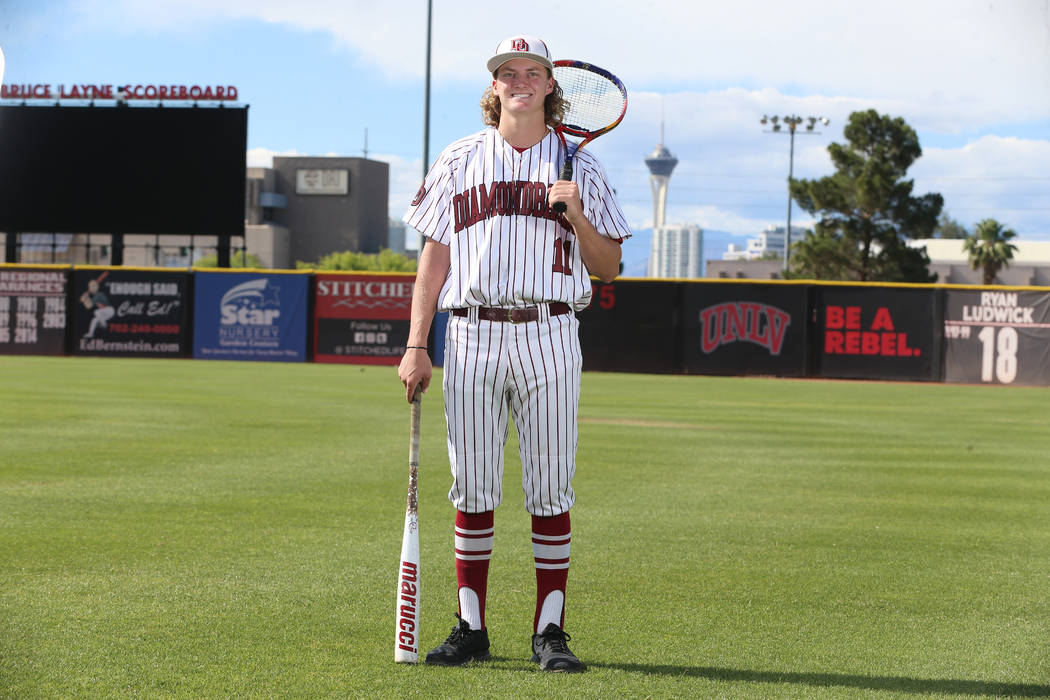 Josh Sharman, 17, at UNLV's Earl E. Wilson Stadium in Las Vegas, Wednesday, May 29, 2019. Josh ...