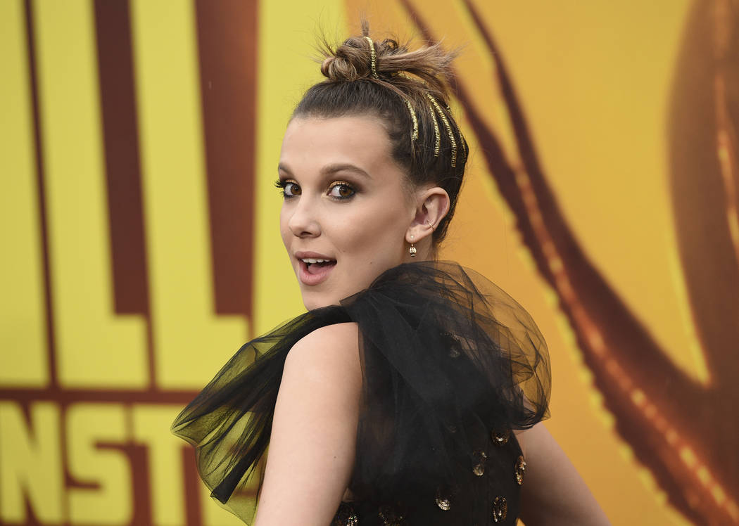 Millie Bobby Brown arrives at the Los Angeles premiere of "Godzilla: King of The Monsters& ...