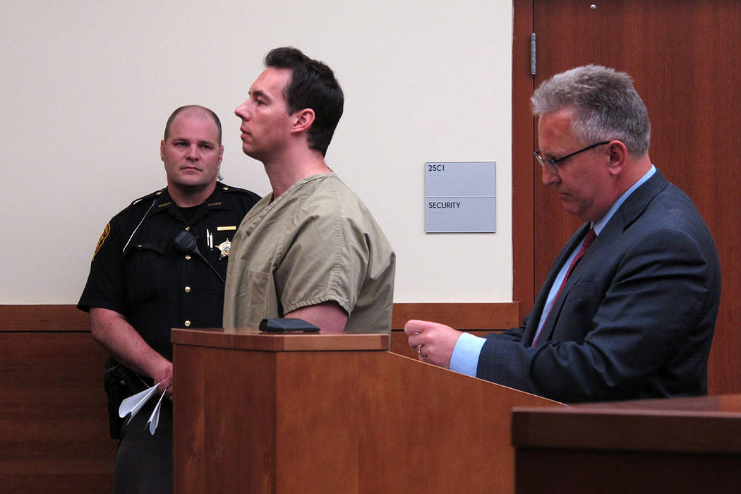 Former critical care doctor William Husel, center, pleads not guilty to murder charges in the d ...